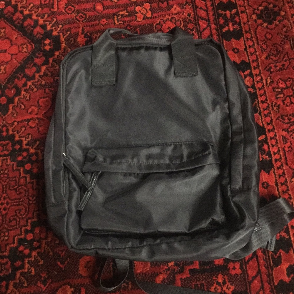 Small black backpack